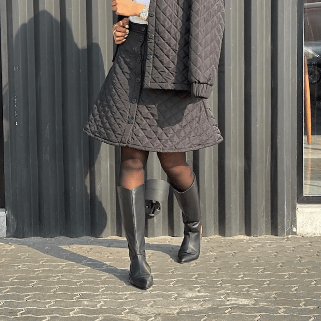 Zaha black boot - boot - THUNA